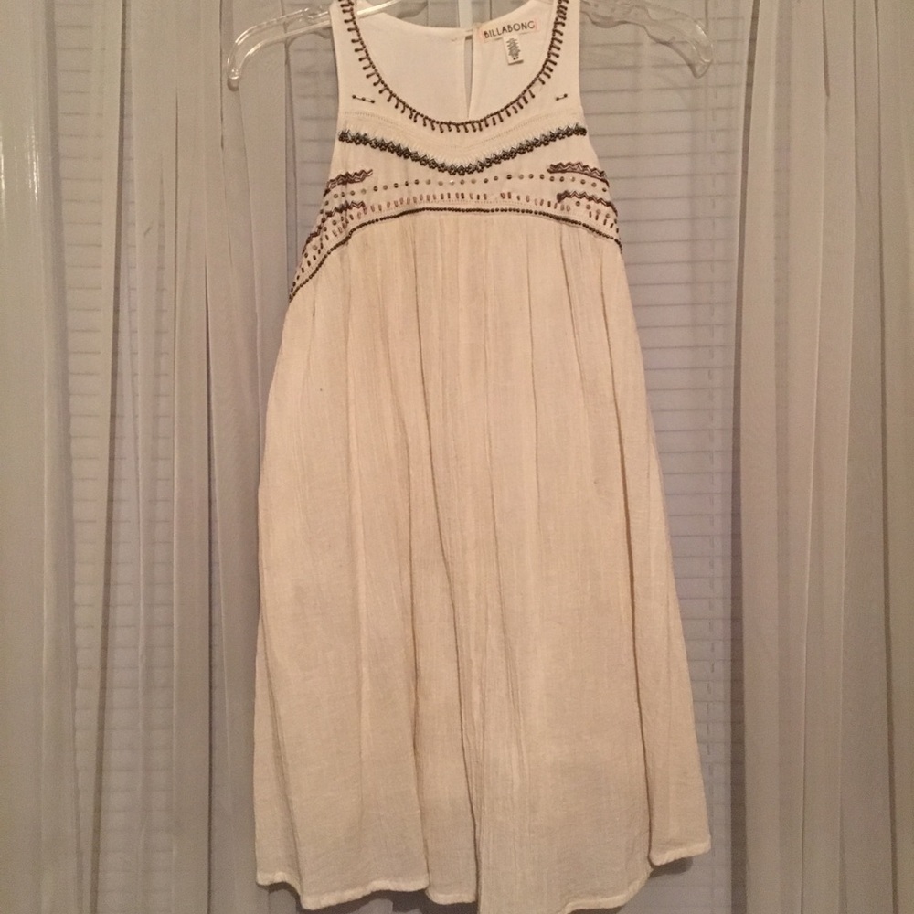 Billabong beaded tank dress size S